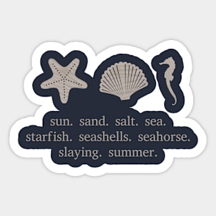 Sun Sand Salt Sea Sticker